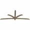 Ekena Millwork Davenport Rough Sawn Timber Gable Bracket, Douglas Fir, 96"W x 40"H x 2"D x 4"F, 10/12 Pitch GBW096X40X0204DAV00RDF - alternate 3